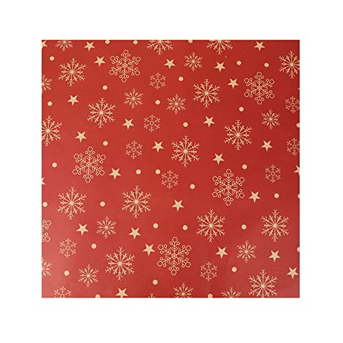 Weihnachtsdeko Küche Neues Geschenkpapier im europäischen Stil Kraftpapier Weihnachten Neujahr Geschenkpapier Geburtstagsgeschenkpapier Geschenke Schönes handgeschöpftes Papier (D-9, One Size) von YWJewly