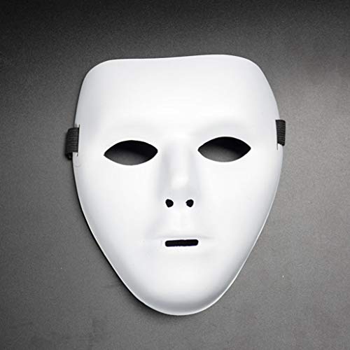 YWJewly Lustige Masken Hippe Maske für Tanz Tanzparty (White, One Size) von YWJewly