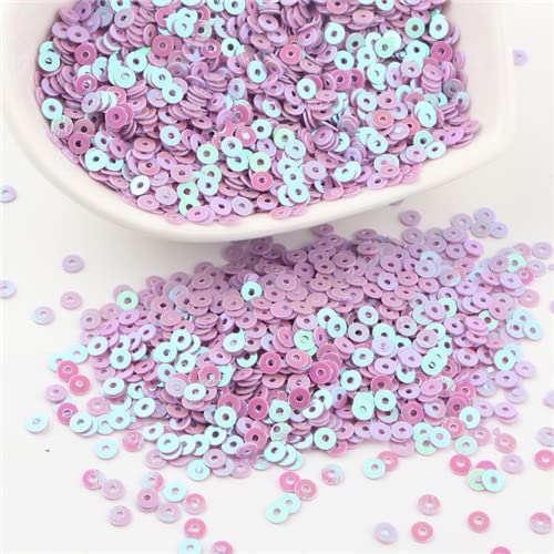 10 g Pailletten, 3 mm, 4 mm, 5 mm, 6 mm, PVC, flach, rund, lose Pailletten, Nähen, Hochzeitskleidung von YXBZKGDCNG