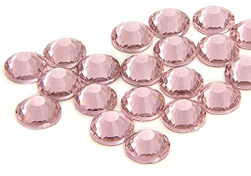 100 x transparente AB-Kristalle, SS12 (3,2 mm), A-Kristalle, folierte Rückseite, flache Rückseite, keine Strasssteine, zum Verzieren von Kleidung, Taschen, Schuhen, personalisierbaren Abdeckungen und von YXBZKGDCNG