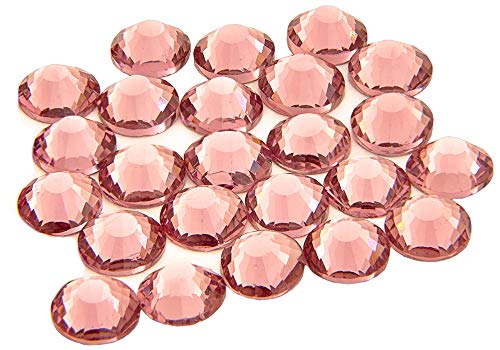 100 x transparente AB-Kristalle, SS12 (3,2 mm), A-Kristalle, folierte Rückseite, flache Rückseite, keine Strasssteine, zum Verzieren von Kleidung, Taschen, Schuhen, personalisierbaren Abdeckungen und von YXBZKGDCNG