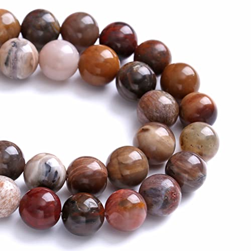 12 mm, 32 Stück, natürlicher Edelstein, Botswana, Sardonyx, Achat, Perlen für Schmuckherstellung, Armband, grüner Jaspis, 12 mm von YXBZKGDCNG