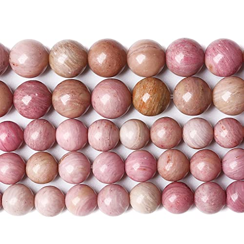 12 mm, 32 Stück, natürlicher Edelstein, Botswana, Sardonyx, Achat, Perlen für Schmuckherstellung, DIY, Armband, rote Rhodochrosit-Perlen, 6 mm von YXBZKGDCNG