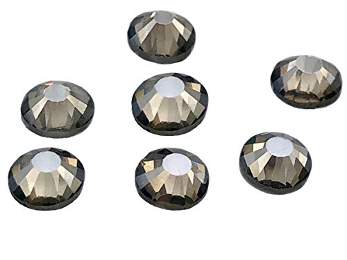 1440 x (Light AB SS20 (4,8 mm), 45 Farben, 5 Größen, 7767 Glas-Strasssteine, flache Rückseite, Strasssteine mit Kleberückseite, Packung mit 1440 Kristallen von YXBZKGDCNG