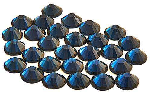 1440 x (Light AB SS20 (4,8 mm), 45 Farben, 5 Größen, 7767 Glas-Strasssteine, flache Rückseite, Strasssteine mit Kleberückseite, Packung mit 1440 Kristallen von YXBZKGDCNG