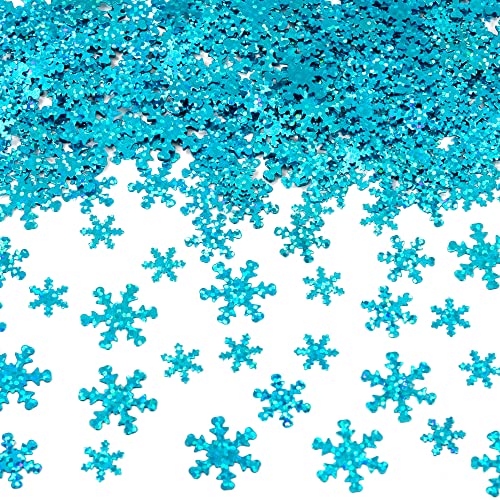 1500 Stück silberne Schneeflocken DIY Konfetti Winter Tischkonfetti Schnee Konfetti für Urlaub Weihnachten Hochzeit Winter Wunderland Frozen Party Weihnachten Party Streusel Konfetti Dekorationen von YXBZKGDCNG