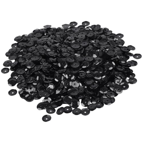 4800 Stück Schwarze Pailletten, Nähen Kleidung Pailletten, Dekorative Pailletten, DIY Handwerk, Hochzeit Dekoration Pailletten von YXBZKGDCNG