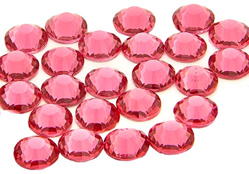 Factory Direct 7747 Edelsteine, flache Rückseite, Glaskristalle zum Aufbügeln, Aquamarin AB, SS20 (4,8 mm), 1440 Stück von YXBZKGDCNG