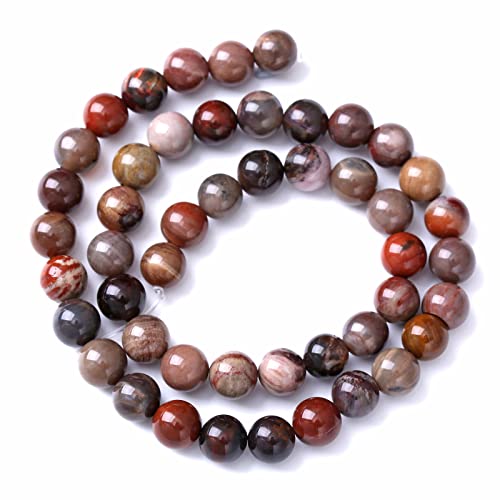 Natürlicher Edelstein, Botswana, Sardonyx-Achat-Perlen für Schmuckherstellung, Armband, grüner Jaspis, 8 mm, 12 mm, 32 Stück von YXBZKGDCNG