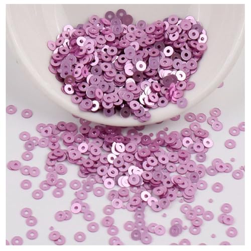 Pailletten zum Basteln 4mm 2000 Stück Glitzer Lose Pailletten Bulk zum Nähen Runde Pailletten mit Loch für DIY Schmuck Nähen Urlaub Kleid Dekoration Dunkel 2mm 4000 Stück von YXBZKGDCNG