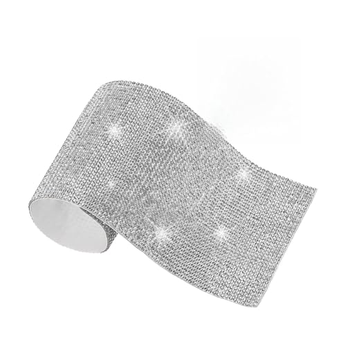 Strass-Blatt, 23,9 x 20,1 cm, selbstklebende Strass-Aufkleber für Bastelarbeiten, Geschenke, Handy, Auto-Dekorationen, AB-Farbe von YXBZKGDCNG