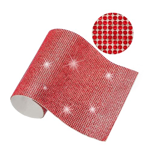 Strass-Blatt, 23,9 x 20,1 cm, selbstklebende Strass-Aufkleber für Bastelarbeiten, Geschenke, Handy, Auto-Dekorationen, AB-Farbe von YXBZKGDCNG