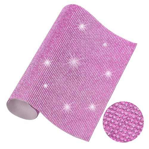 Strass-Blatt, 23,9 x 20,1 cm, selbstklebende Strass-Aufkleber für Bastelarbeiten, Geschenke, Handy, Auto-Dekorationen, AB-Farbe von YXBZKGDCNG