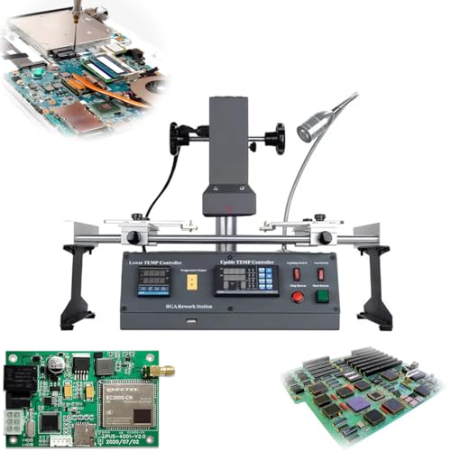 YXFAZPP Nacharbeitsstation, Schweißerwärmungs-Nacharbeitsarbeitsplatz, Schweißlötstation mit Temperaturregelung, für die Reparatur von Mobiltelefonen, Computern und Spielekonsolen von YXFAZPP