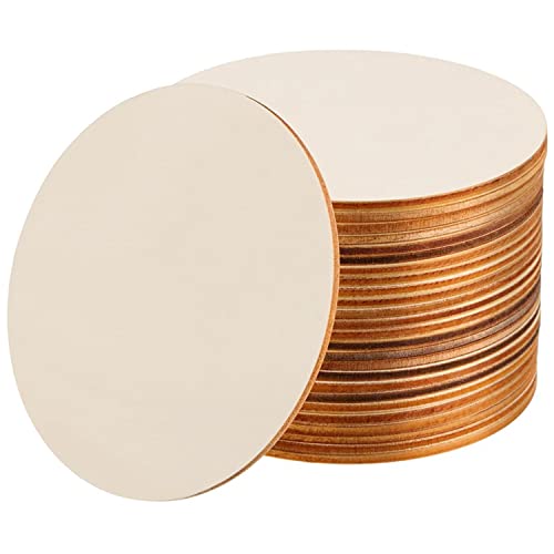 YXHZVON Holzplatten zum Basteln Rund, 50 Stück Unbehandelte Holzstücke 10 cm Durchmesser, 2 mm Dicke, Runde Form, Holzplatten Natur für Weihnachten, Geschenkanhänger, Kinder, DIY-Projekte YXHZVON Holzplatten zum Basteln Rund, 50 Stück Unbehandelte Holzstücke 10 cm Durchmesser, 2 mm Dicke, Runde Form, Holzplatten Natur für Weihnachten, Geschenkanhänger, Kinder, DIY-Projekte von YXHZVON