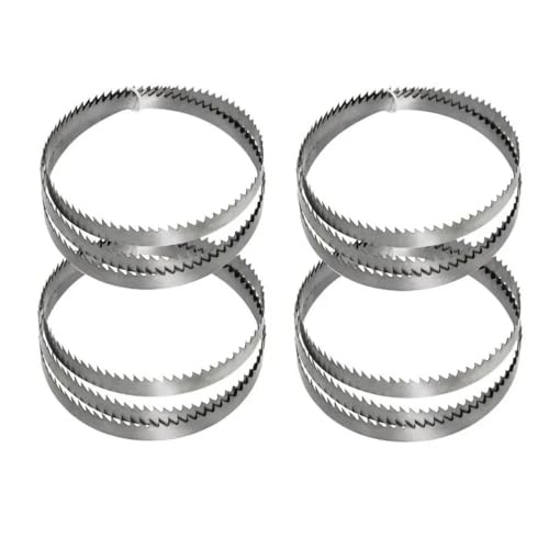 4 Stück Bi-Metall-Sägebänder, 1140 x 13 x 0,6 mm, M42 Bi-Metall-Sägeblätter, 8–12 TPI, 10–14 TPI, 14–18 TPI(8-12) von YXYFA