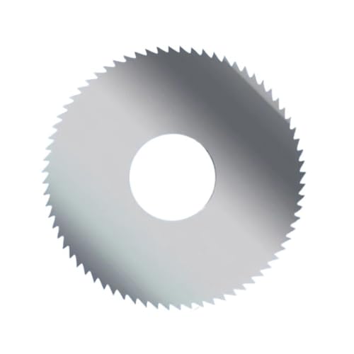 CNC-Schneidemaschinen-Sägeblatt 40/50/72/108T, 125 mm kreisförmige Trennscheibe, Schlitz- und Schlitz-Sägeblatt-Schneidwerkzeug aus HSS-Stahl(125mmx1.5mmx27mmx72) von YXYFA