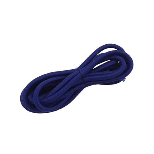 YXYFA Gummibänder, 5/10/20 m, 4 mm, for Kleidung, Haarband, hochwertiger Stretch-Gummiseilgürtel, Federgummiseile, DIY-Zubehör(DarkBlue,10Meters) von YXYFA