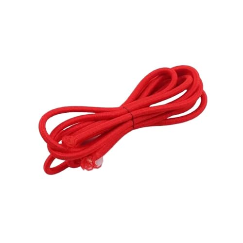 YXYFA Gummibänder, 5/10/20 m, 4 mm, for Kleidung, Haarband, hochwertiger Stretch-Gummiseilgürtel, Federgummiseile, DIY-Zubehör(Red,10Meters) von YXYFA