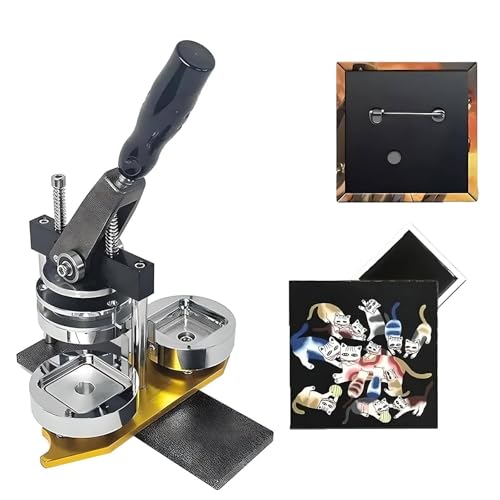 YXYLJOZ DIY -Kühlschrankmagnet 50 X 50 Mm Kühlschrank Magnet -Knopf -Maker -Maschine Mit Papierschneider -Maschine von YXYLJOZ