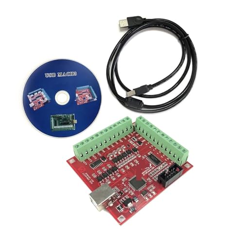 Breakout Board CNC USB MACH3 100Khz DC 24V 4 Axis Interface Driver Motion Controller Driver Board for DIY CNC Router Engraver von YYAP0NY