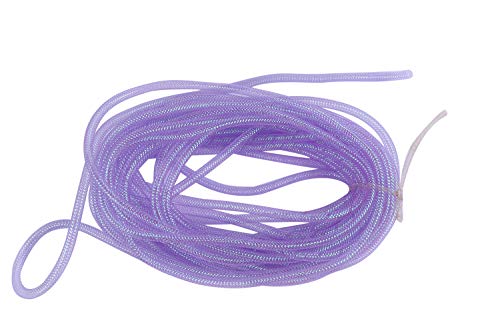 YYCRAFT 22,8 m Netzschlauch für Bastelarbeiten, Deko-Flex für Kränze, Cyberlox CRIN Crafts 8 mm, Shinny Lavender von YYCRAFT