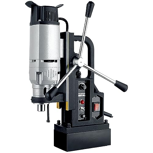 YYLHJW 1200 W magnetische Bohrmaschine mit 0,9 Zoll/2,3 mm Bohrdurchmesser, tragbare Hochleistungs-Elektromagnet-Industriebohrmaschine mit 2900 lbf Kraft von YYLHJW