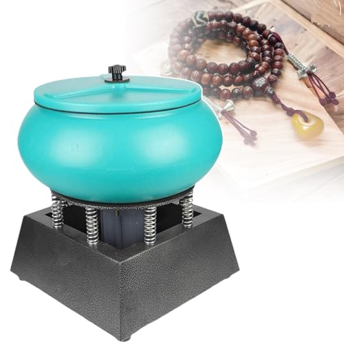 YYLHJW 17-Zoll-Schmuck-Vibrationspoliermaschine, Stein-Vibrationsschleifmaschine, Schmuck-Tumbler-Schleifmaschine, für Metall, Jade, Achat-Polieren von YYLHJW