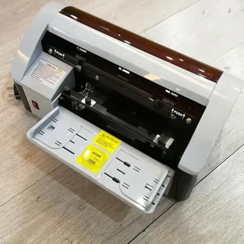 YYLHJW 30–40 Stück/min elektrischer Papierschneider, 5–15 mm verstellbare Kante, A4-Visitenkartenschneider, 90 mm x 54 mm Visitenkartenschneider, kleine Bindemaschine von YYLHJW