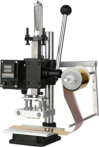 YYLHJW Heißprägemaschine Digitale Druckmarke Heißfolienprägemaschine Lederprägemaschine Maschine für Heimwerker von YYLHJW