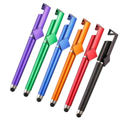 12 x Tablet-Stift, multifunktionaler Touchscreen-Stift, Kugelschreiber, Handyhalter für Tablet, Handy von YYSQL