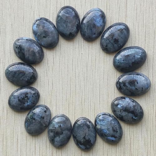 20 teile/los Großhandel 18x25mm naturstein gemischt Oval teardrop perlen für schmuck machen-schwarz ShimmerStone von YYTRV