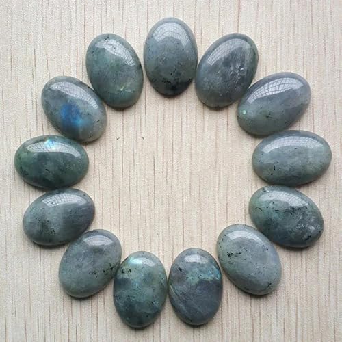 20 teile/los Großhandel 18x25mm naturstein mixed Oval teardrop perlen für schmuck machen-labradorit von YYTRV