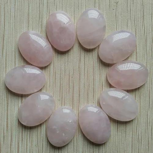 20 teile/los Großhandel 18x25mm naturstein mixed Oval teardrop perlen für schmuck machen-rose quarz stein von YYTRV