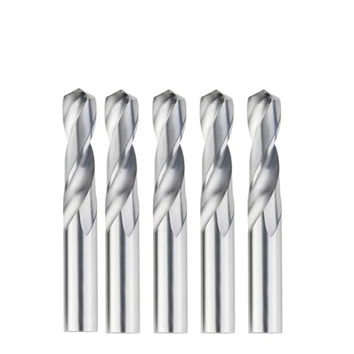 5 Stück Vollhartmetall-Bohrer for CNC-Hartmetall-Gwist-Bohrer 1,0-20 mm Metallbearbeitungs-Bit-Hartmetall-Fräser(10.5mm) von YZADSXCL