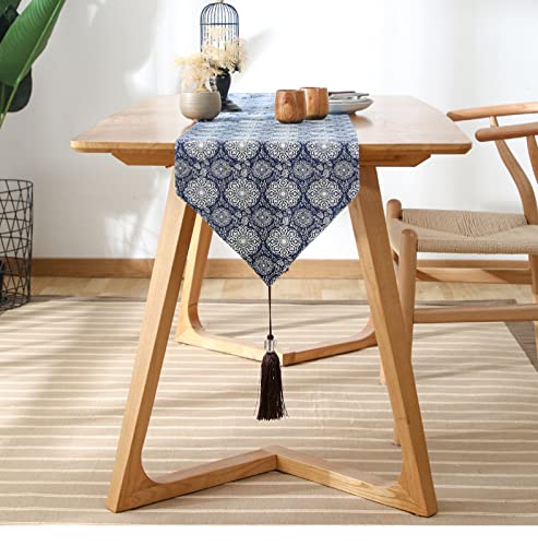 Tischdecke Rechteckige Tischdecken abwaschbar Geeignet für Home Küche Dekoration Tischtuch Tischwäsche pflegeleicht 33X240CM Japanischer Stil von YZLFHO