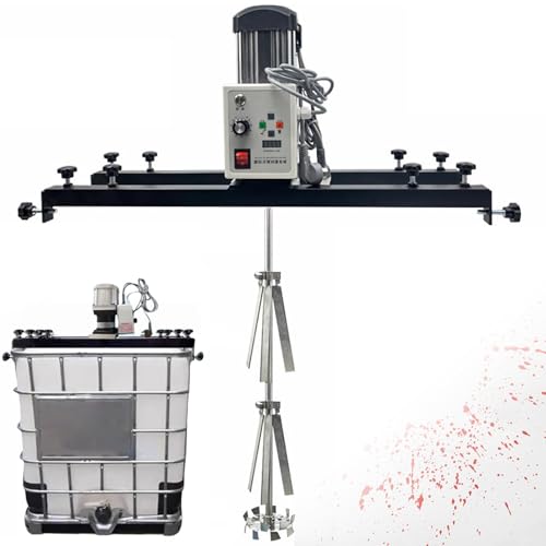 YZRDCXM Kommerzieller Fasstrommelrührer, elektrisches Rührwerk for IBC-Tank, 1,5 Tonnen/1500 l Farbmischer, 3000 W elektrische Tankmischermaschine, 200–2600 U/min, geeignet for Rühren verschiedener von YZRDCXM