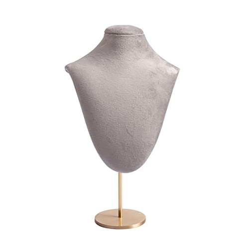 Schmuck-Ornament-Ausstellungsständer, Schmuckständer, Halsketten-Anhänger, Schmuckbüste, Ausstellungsständer, Halsketten-Mannequin mit Metallsockel, Schmuck-Ausstellungsständer, Ornament, Schmuck-Or von YZYJYKLT