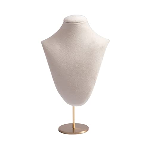 Schmuck-Ornament-Ausstellungsständer, Schmuckständer, Halsketten-Anhänger, Schmuckbüste, Ausstellungsständer, Halsketten-Mannequin mit Metallsockel, Schmuck-Ausstellungsständer, Ornament, Schmuck-Or von YZYJYKLT