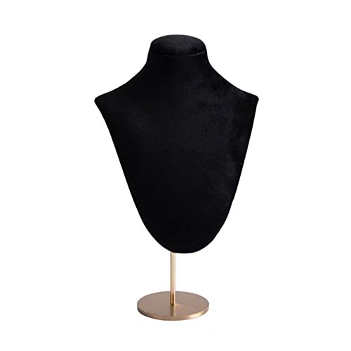 Schmuck-Ornament-Ausstellungsständer, Schmuckständer, Halsketten-Anhänger, Schmuckbüste, Ausstellungsständer, Halsketten-Mannequin mit Metallsockel, Schmuck-Ausstellungsständer, Ornament, Schmuck-Or von YZYJYKLT