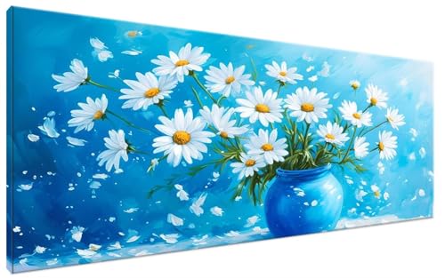 Chrysantheme Malen Nach Zahlen Erwachsene Landschaft Malen Nach Zahlen XXL 40x70cm Komplettset ohne Rahmen DIY Bastelset Erwachsene Frauen Malen Nach Zahlen Leinwand Bild für Anfänger Kinder G3-432 von Yagagse