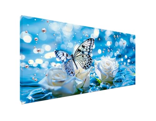 DIY Diamond Painting Musiknoten, Diamant Painting Bilder Ozean Diamond Painting Erwachsene, Diamond Painting Zubehör Cross Stitch Stickerei Bastelset, Schlafzimmer Wanddekor, Geschenke 10x20cm Y2-150 von Yagagse