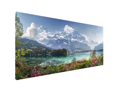 Diamond Painting Himmel Diamant Painting Bilder Sonnenuntergang Basteln Erwachsene und Anfänger, Diamond Painting XXL 40x80cm Diamant Art Painting, Mosaikherstellung Bastelset für Zimmer Deko Y2-158 von Yagagse