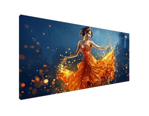 Diamond Painting Tänzer Diamant Painting Bilder Kunst Basteln Erwachsene und Anfänger, Diamond Painting XXL 100x200cm Diamant Art Painting DIY Mosaikherstellung Bastelset Frauen für Zimmer Deko Y2-131 von Yagagse