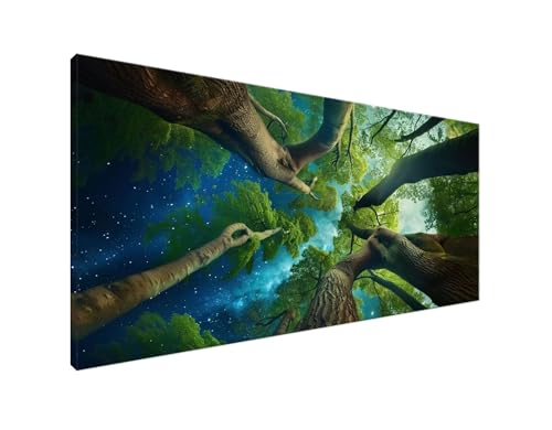 Landschaft Diamond Painting Erwachsene Bilder, Diamond Painting Baum Diamond Painting Set mit Diamond Painting Zubehör, Crystal Art Basteln Erwachsene, Deko Wohnzimmer, Geschenke Frauen 10x20cm Y2-31 von Yagagse