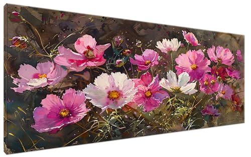 Malen Nach Zahlen Erwachsene Blume DIY Bastelset Erwachsene Frauen Malen Nach Zahlen Groß XXL 100x200cm Handgemalt Ölgemälde Kit für Anfänger, Malen Nach Zahlen Anlage Deko Wohnzimmer, Geschenk G3-286 von Yagagse