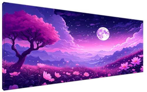 Malen Nach Zahlen Erwachsene Nacht DIY Bastelset Erwachsene Frauen Malen Nach Zahlen Groß XXL 100x200cm Handgemalt Ölgemälde Kit für Anfänger, Malen Nach Zahlen Wolken Deko Wohnzimmer, Geschenk G3-265 von Yagagse