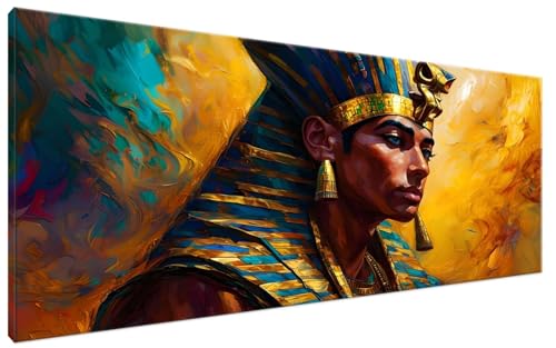 Malen Nach Zahlen äGypten, Malen Nach Zahlen Erwachsene Mann Paint by Numbers Leinwand Bild DIY mit Pinseln und Acrylfarben Handgemalt Ölgemälde Leinwand für Deko, Mädchen Geschenk 100x200cm G3-329 von Yagagse