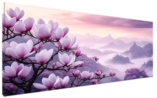 Orchidee Malen Nach Zahlen Erwachsene Wunderland Malen Nach Zahlen XXL 60x120cm Komplettset ohne Rahmen DIY Bastelset Erwachsene Frauen Malen Nach Zahlen Leinwand Bild für Anfänger und Kinder G3-117 von Yagagse