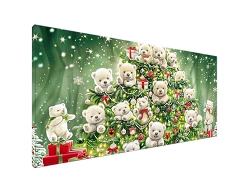 Weihnachten Diamond Painting Erwachsene Bilder, Diamond Painting Baum Diamond Painting Set mit Diamond Painting Zubehör, Crystal Art Basteln Erwachsene, Deko Wohnzimmer, DIY Geschenke 10x20cm Y2-181 von Yagagse